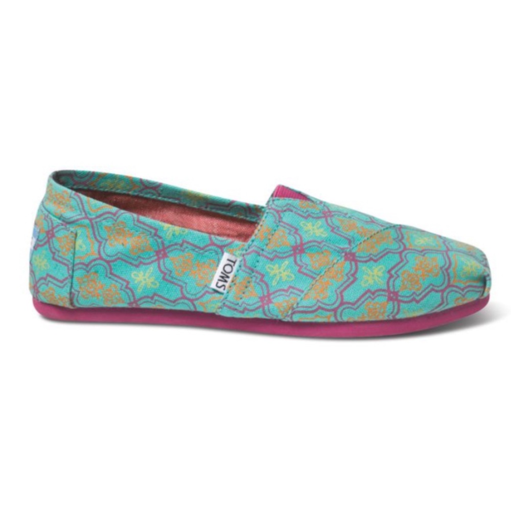 Toms Turquoise Medallion Print 5.5M